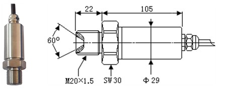 transducteur de pression 10VDC 1500MPa atmosphérique ultra à haute pression 2